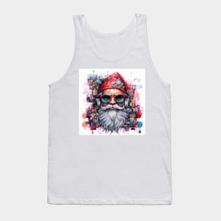 Santa Claus & Cyberpunk Tank Top